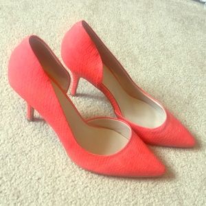 Orange high heels from Aldo